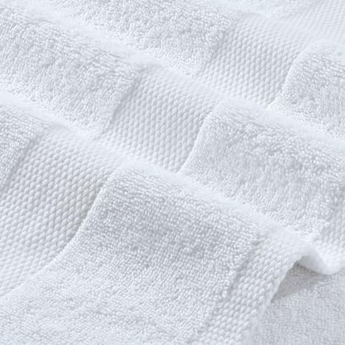 White Classic Luxury Soft Bath Towels 2 Pack