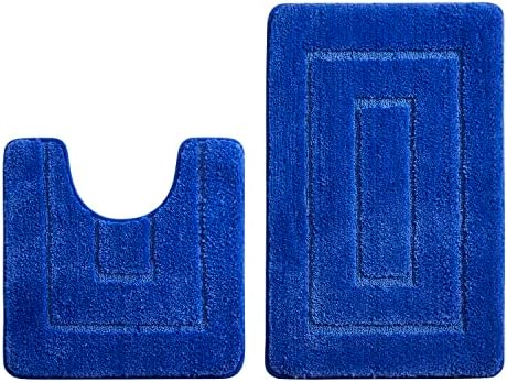 WPM Royal Blue Trellis Bathroom Combo Set
