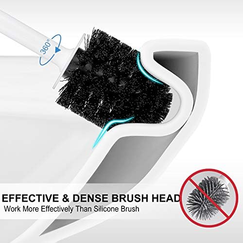 UPTRONIC 3 Pack Toilet Brush and Plunger Set