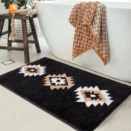 Boho Style Non-Slip Bath Mat 20x32