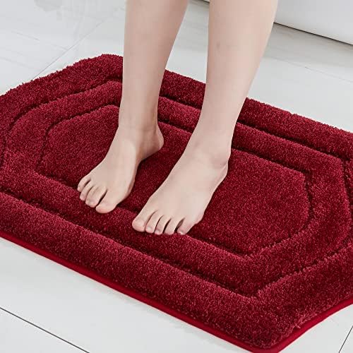 COSY HOMEER Bath Rug - Anti-Slip Soft 100 Polyester 17x27 Inches