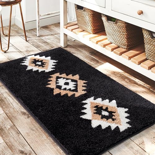 Boho Style Non-Slip Bath Mat 20x32