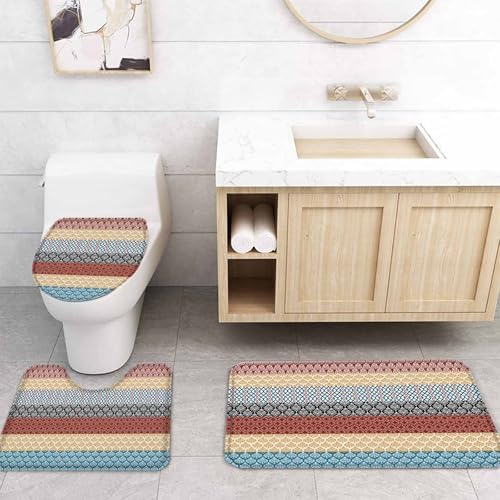 ZOE GARDEN Boho Orange Bathroom Set