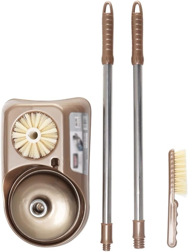 Toilet Brush and Holder Set with Strong Bristles