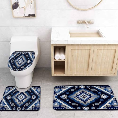 ZOE GARDEN Southwest Bathroom Set with Curtain Rug Hooks