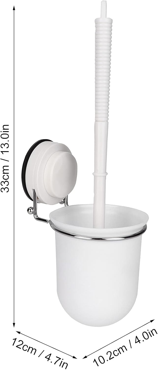 Keenso Toilet Brush with Wall Mount Holder and Suction Cup