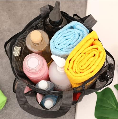 Ibluelover Shower Tote with 8 Pockets and Inner Compartment