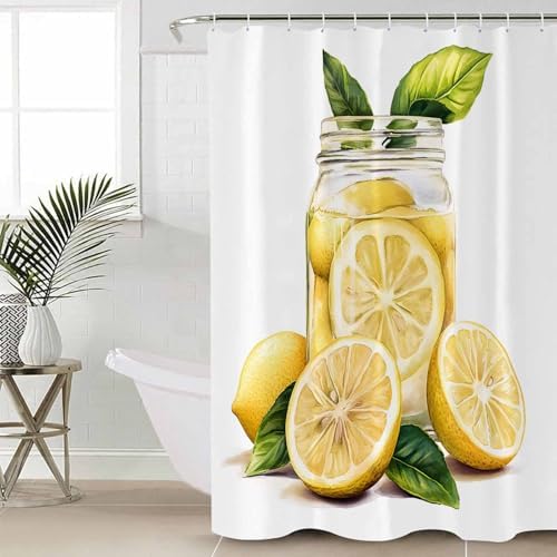ZOE GARDEN Watercolor Lemon Bathroom Set