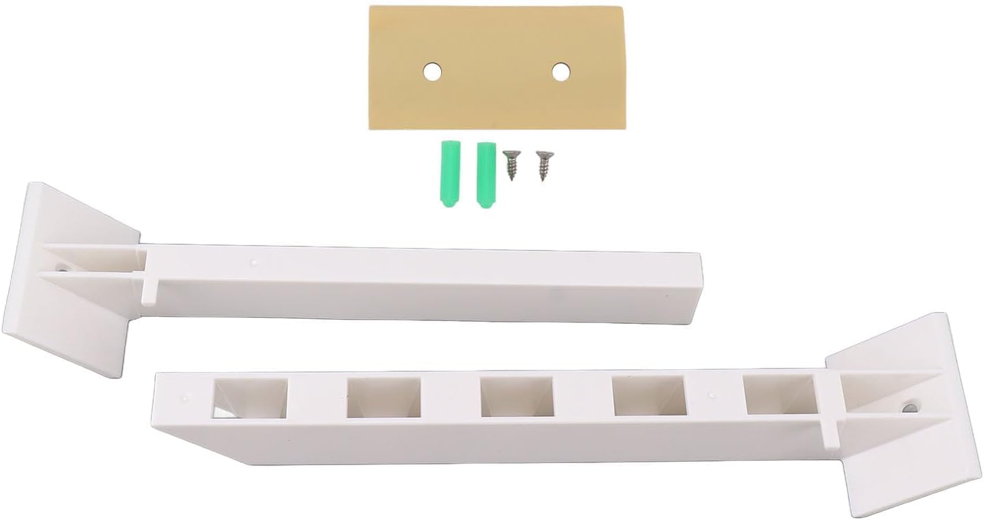 Cyrank RV Corner Shower Bar Storage Organizer