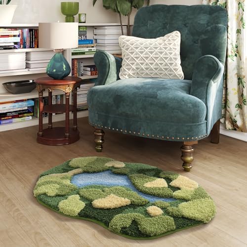 DEXI Moss Green Bath Mat 20x32