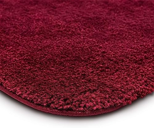 Mohawk Home Goliath Bath Mat 20 x 24 Contour Burgundy