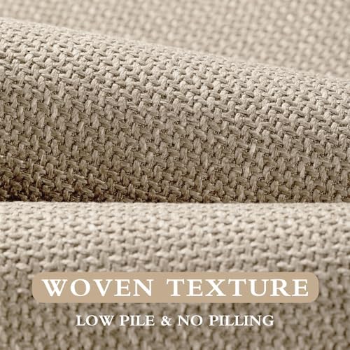 Yihouse Beige 2 Piece Bath Rug Set