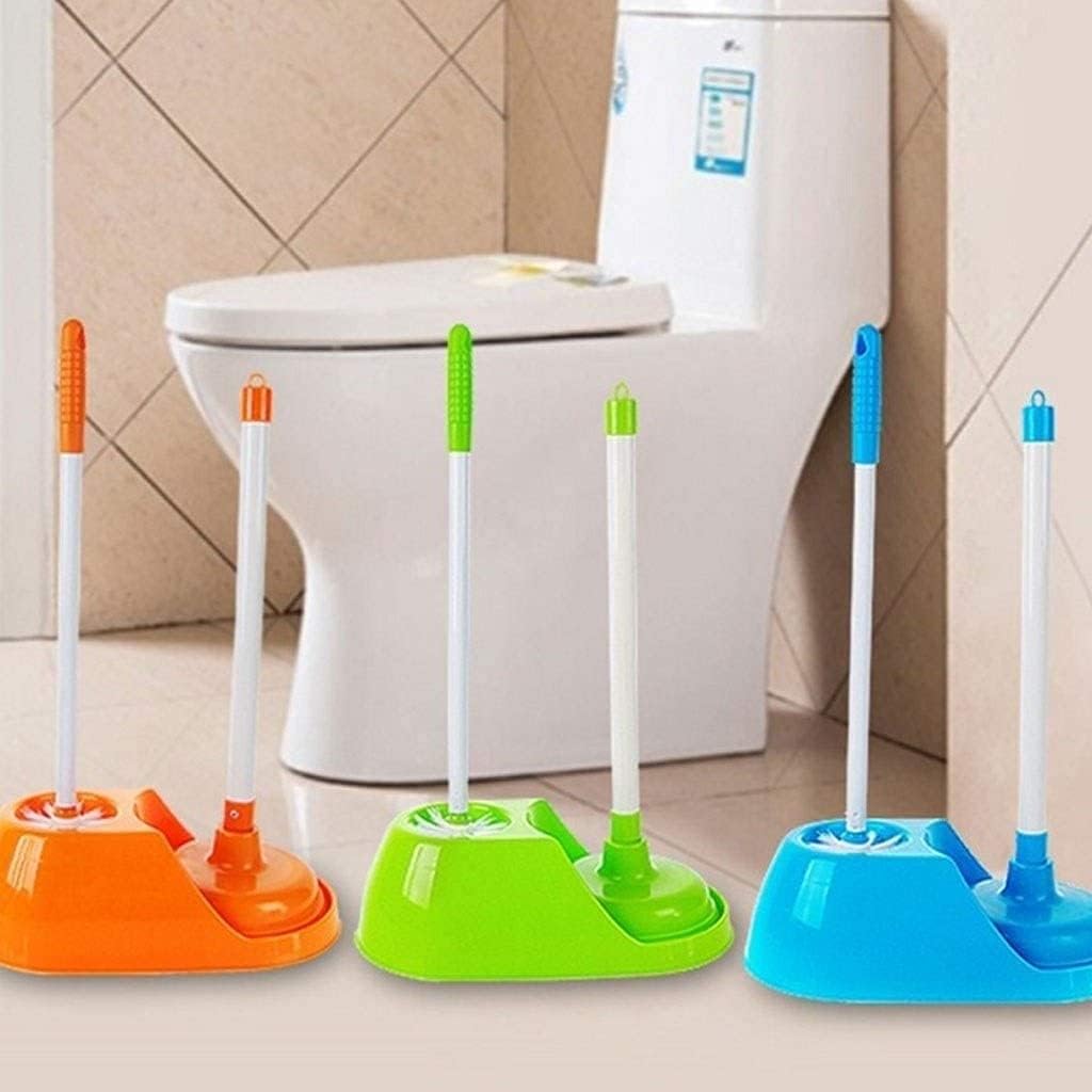 WSYTY Toilet Brush with Turbo Plunger Set and Caddy