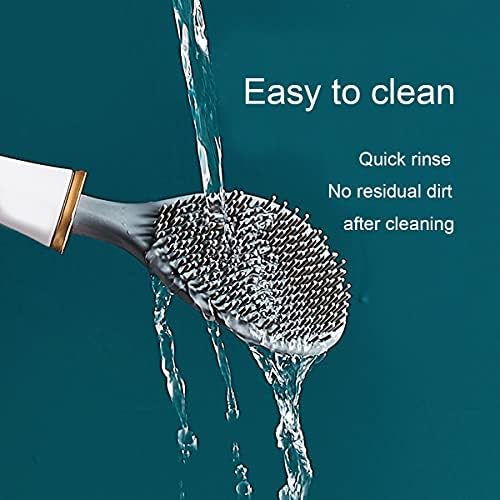 ZHYUAO Dark Green Toilet Brush Holder Set