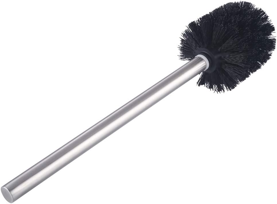 Angle Simple Toilet Brush Set 3PCS with Stainless Steel Handle