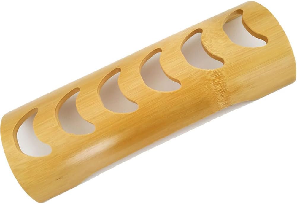 1PC Bamboo Tea Cup Rack 6 Slots Display Holder