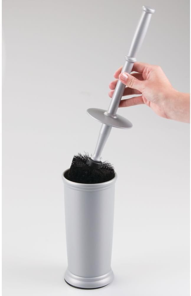 InterDesign iDesign Kent Toilet Brush and Holder - Gray 1