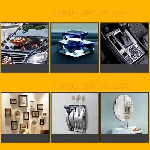 10Pcs Double-Sided Transparent Sticky Pads for Shower Caddy Organizer