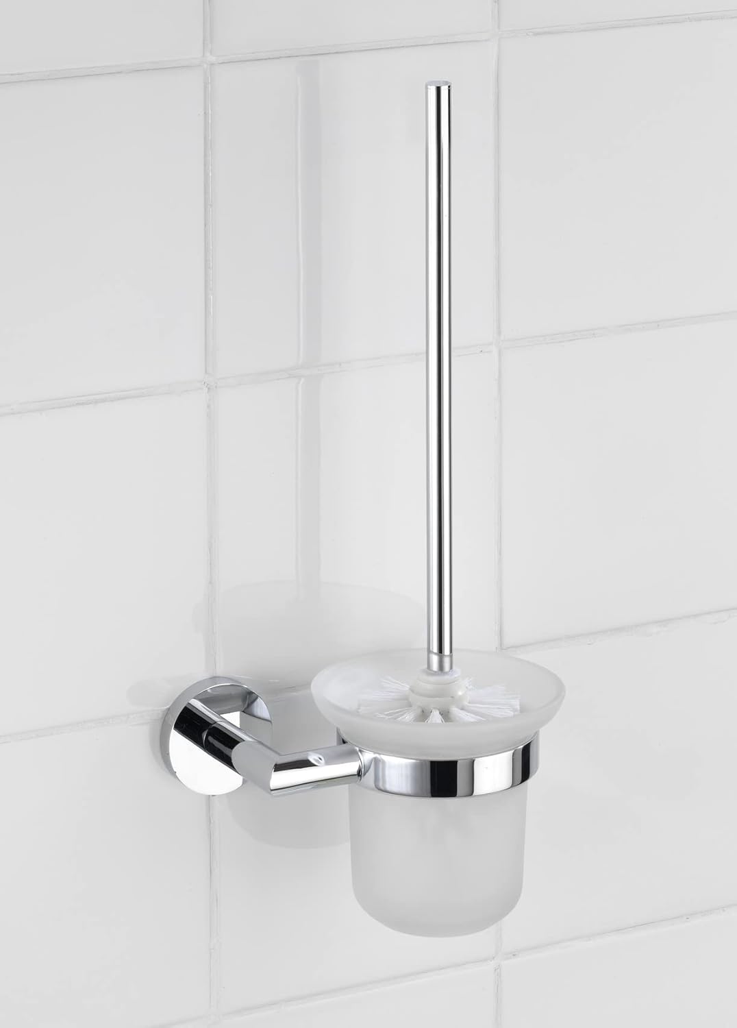 WENKO Napoli-Revello Power-Loc Toilet Brush Holder 1