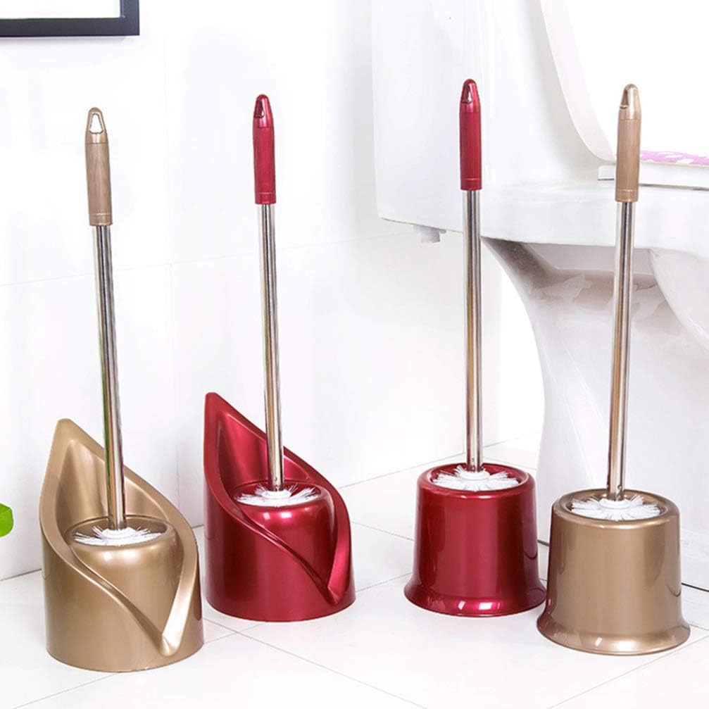DOITOOL Toilet Brush with Holder Set - Compact and Durable Cleaning Tool