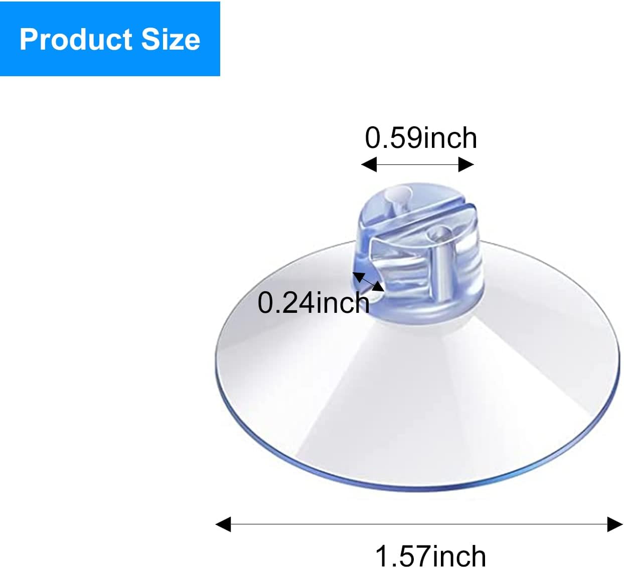 10PCS Suction Cups for Shower Caddy Replacement