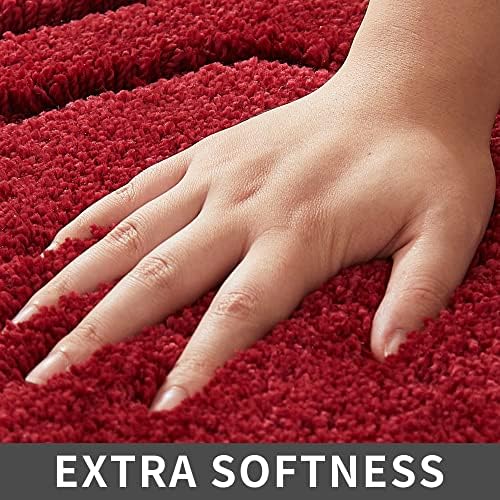 COSY HOMEER Bath Rug - Anti-Slip Soft 100 Polyester 17x27 Inches