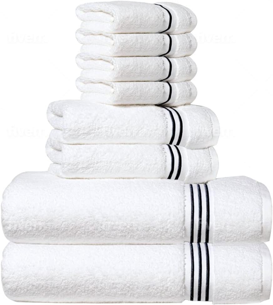Simpli-Magic 8-Piece Premium Towel Set