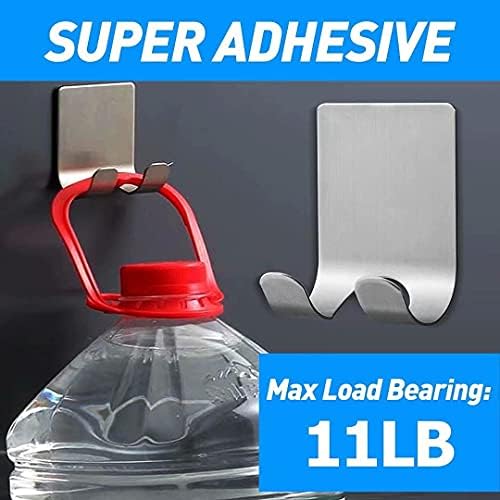 Waterproof Razor Holder 6 Pack Heavy Duty Self Adhesive Hooks