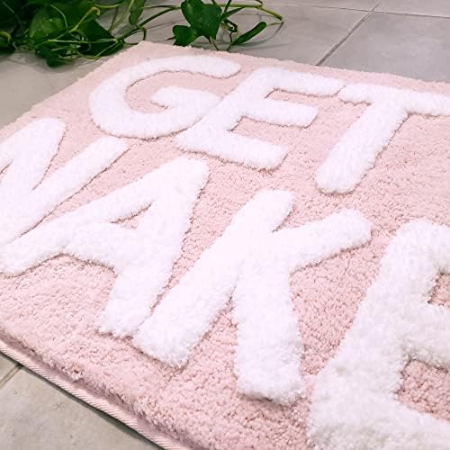 New Mungo Get Naked Bath Mat Pink - 31 x 20
