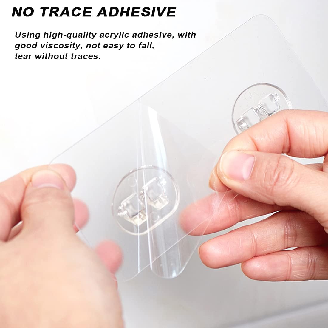4 Pack Adhesive Hooks for Shower Caddy 2 and 3 Hooks Options