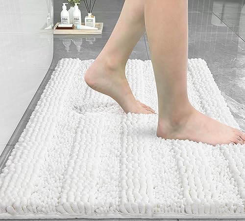 Yimobra Ultra Plush Chenille Bath Mat 24 x 17