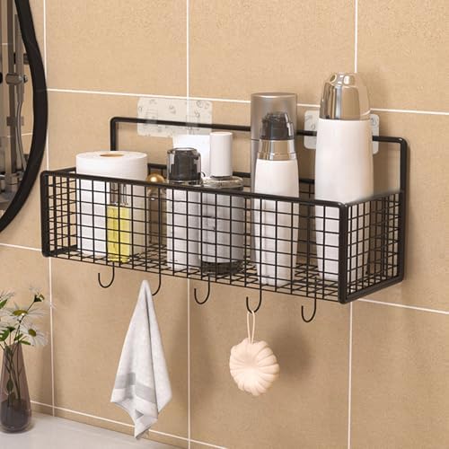 Gjinxi 6-Piece Waterproof Shower Caddy Replacement Hooks