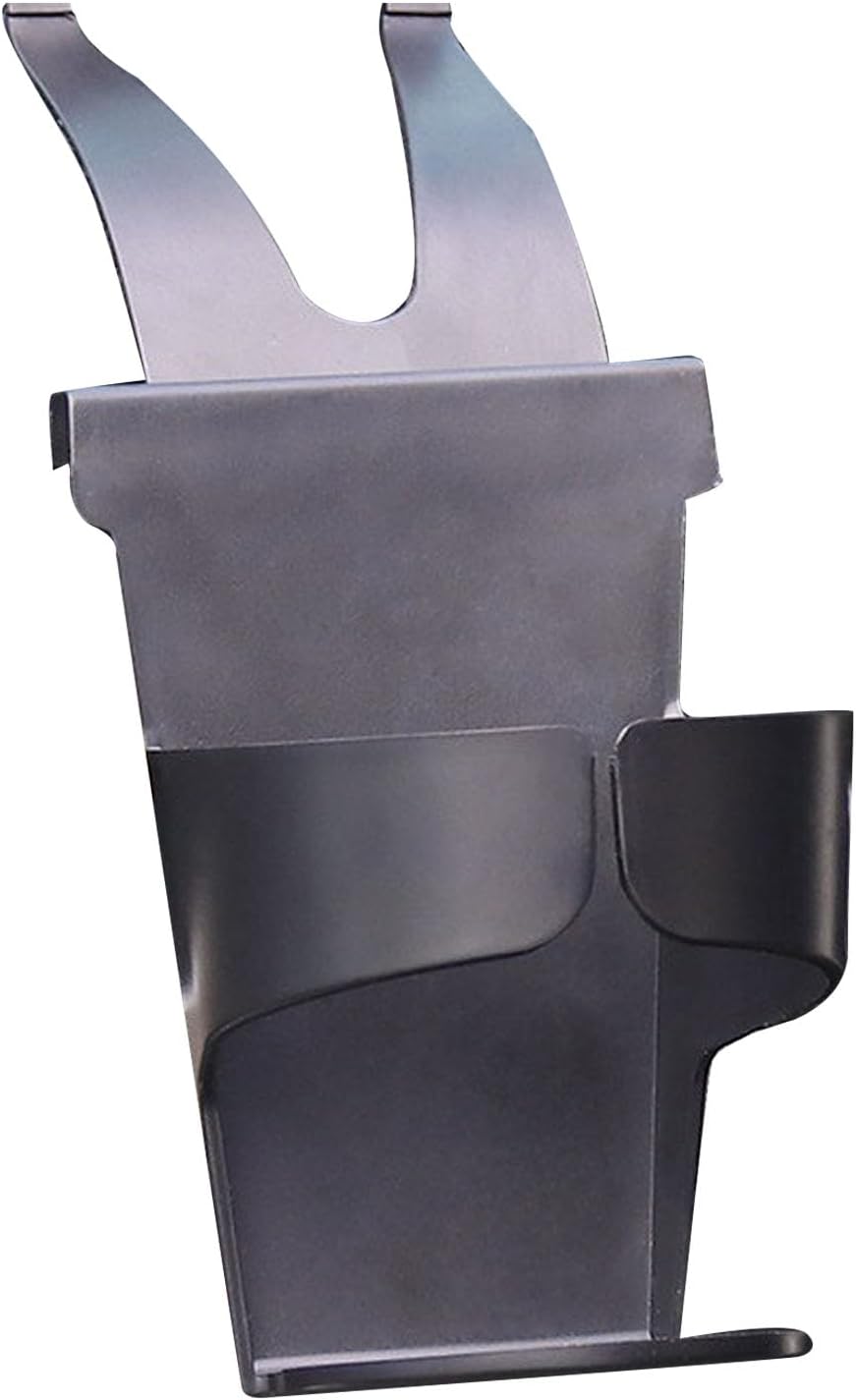 Tomotato Black Car Cup Holder for Water Bottles and Soda Cans