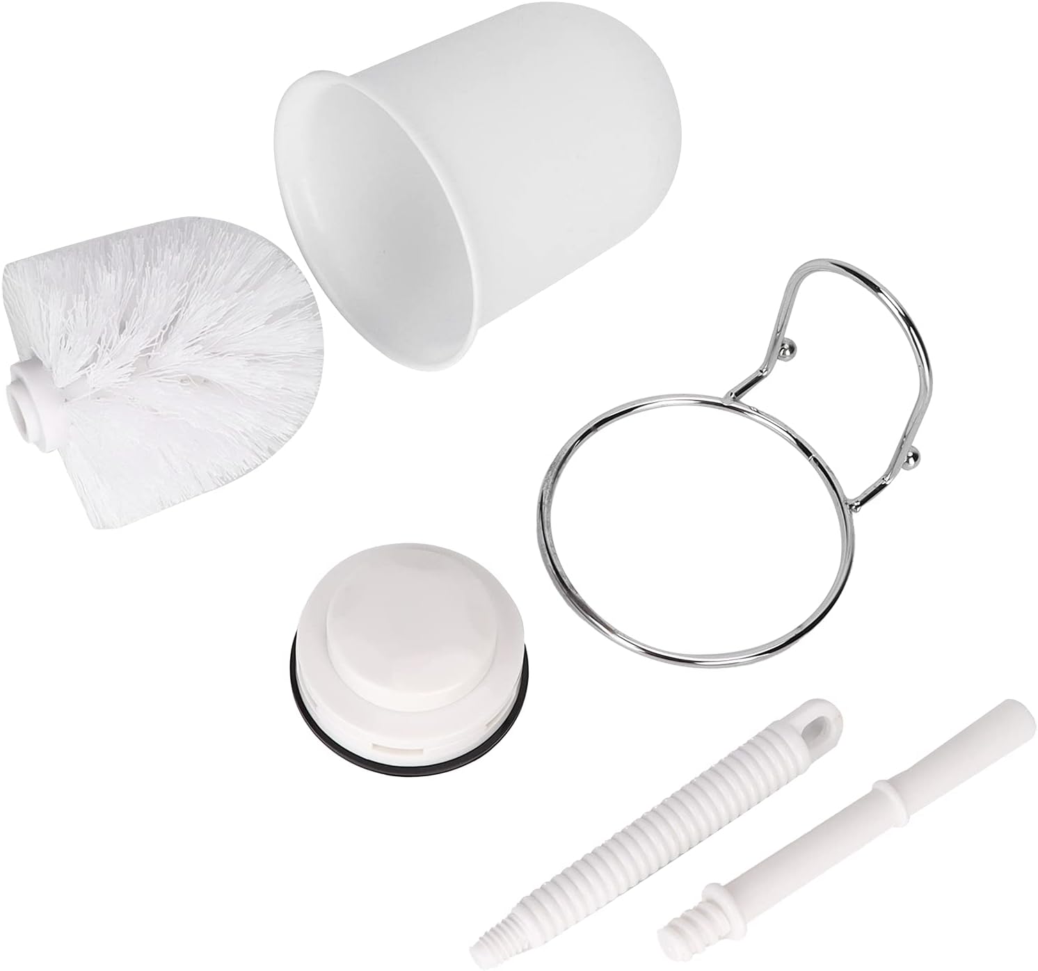 Keenso Toilet Brush with Wall Mount Holder and Suction Cup
