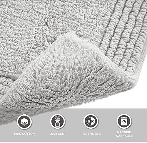 Madison Park Signature Splendor Reversible Bath Rug - 3000 GSM Cotton Plush