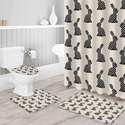 ZOE GARDEN Easter Rabbit Bathroom Set 1