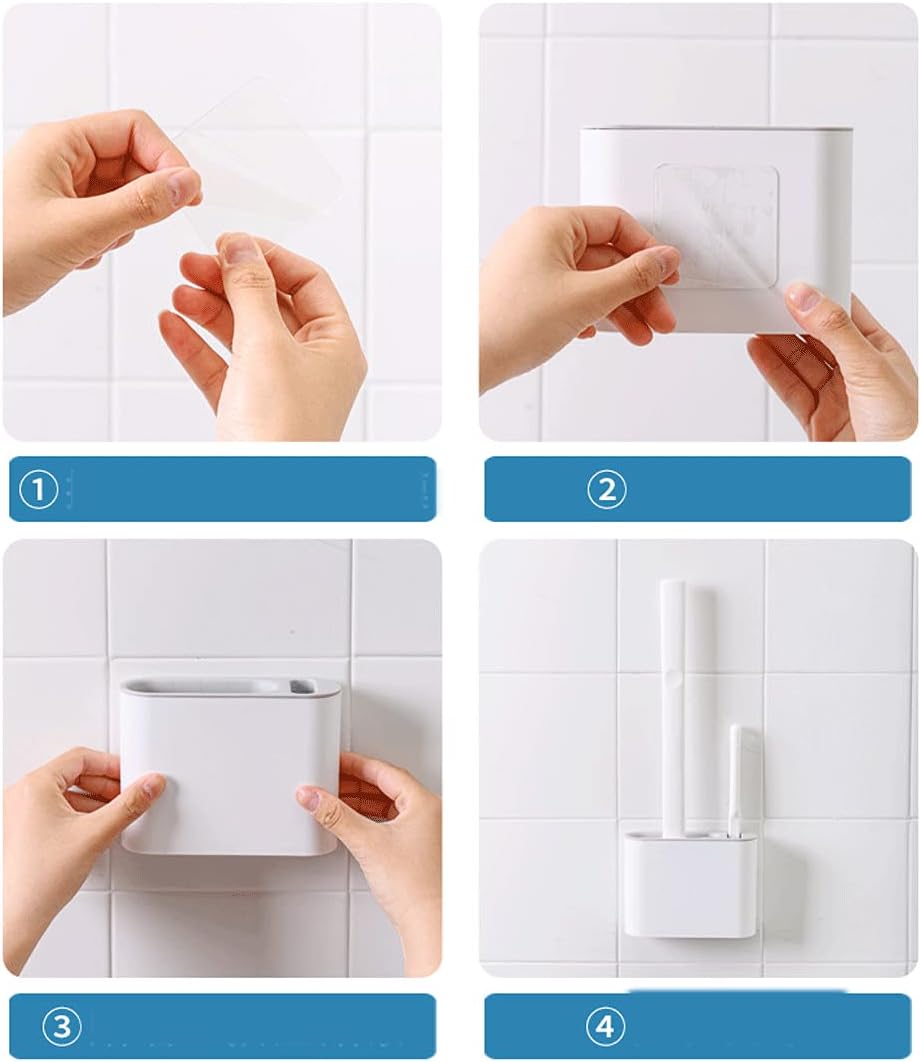 GYDMEG Toilet Brush and Holder Blue