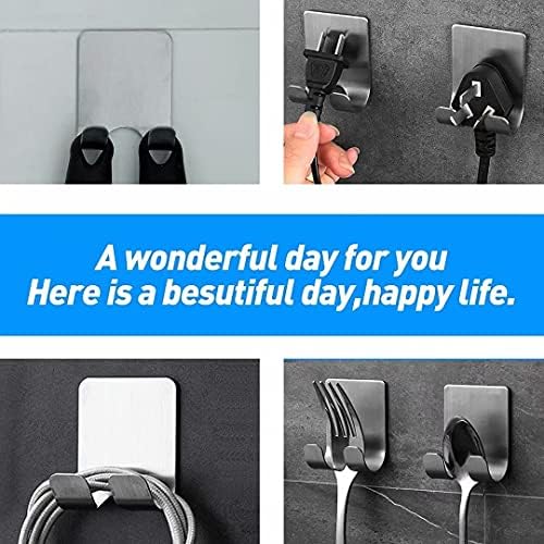 Waterproof Razor Holder 6 Pack Heavy Duty Self Adhesive Hooks