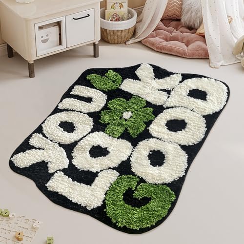 You Look Good Bath Rug 21x25 Non Slip Microfiber