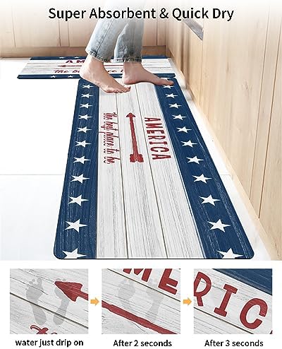 Funnywall88 2PCS Non-Slip Diatomite Bath Mat Set