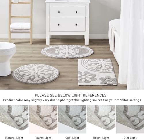 Madison Park Casablanca Cotton Tufted Bath Rug - Taupe 20 x 30