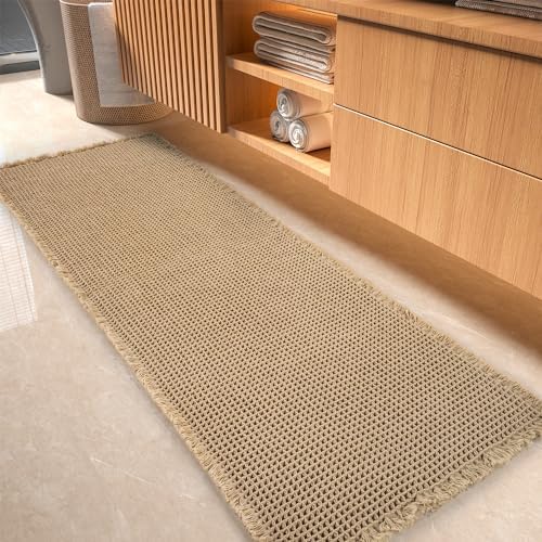 Tchdio Waffle Bath Mat 2 x 6 Non-Slip