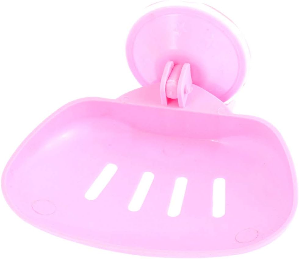 Pink Plastic Bathroom Suction Cup Holder 1