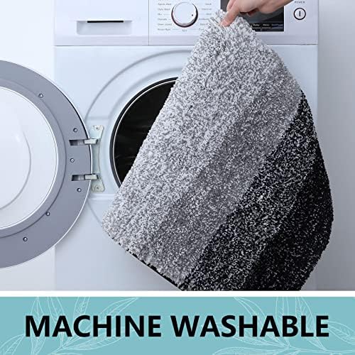 Arotive Microfiber Bath Mat 24 x 16 Black
