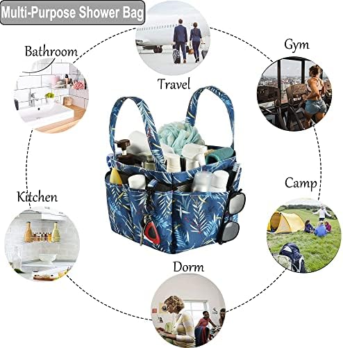 Haundry Portable Mesh Shower Caddy with 8 Pockets