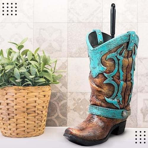 Granatan Cowboy Boot Toilet Brush Holder 1