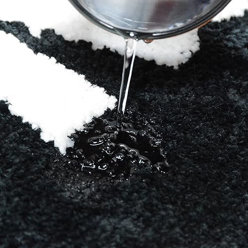 Zeeinx Get Naked Runner Black Bath Mat