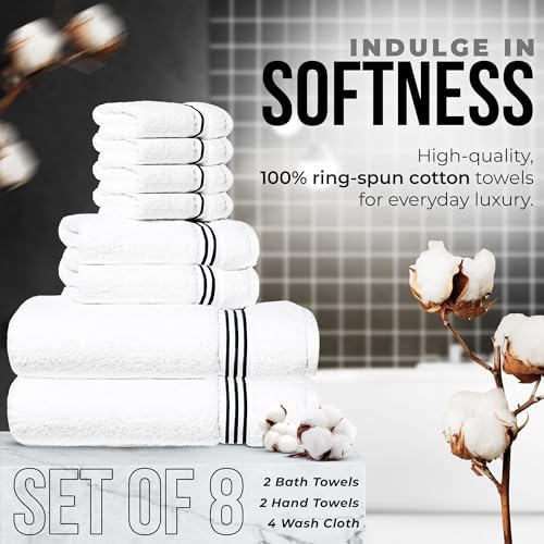 Simpli-Magic 8-Piece Premium Towel Set