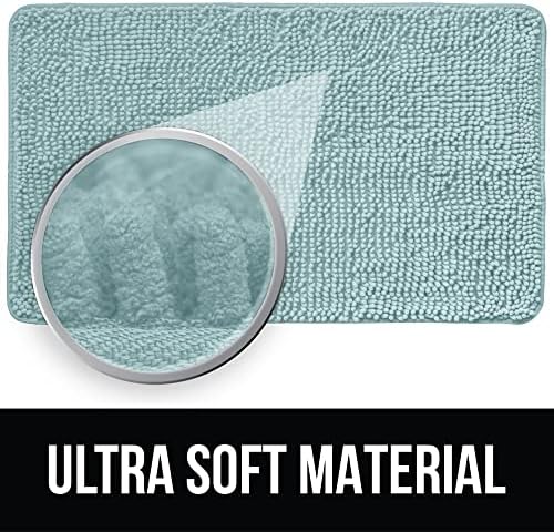 KANGAROO Plush Bath Rug 24x17 Seafoam