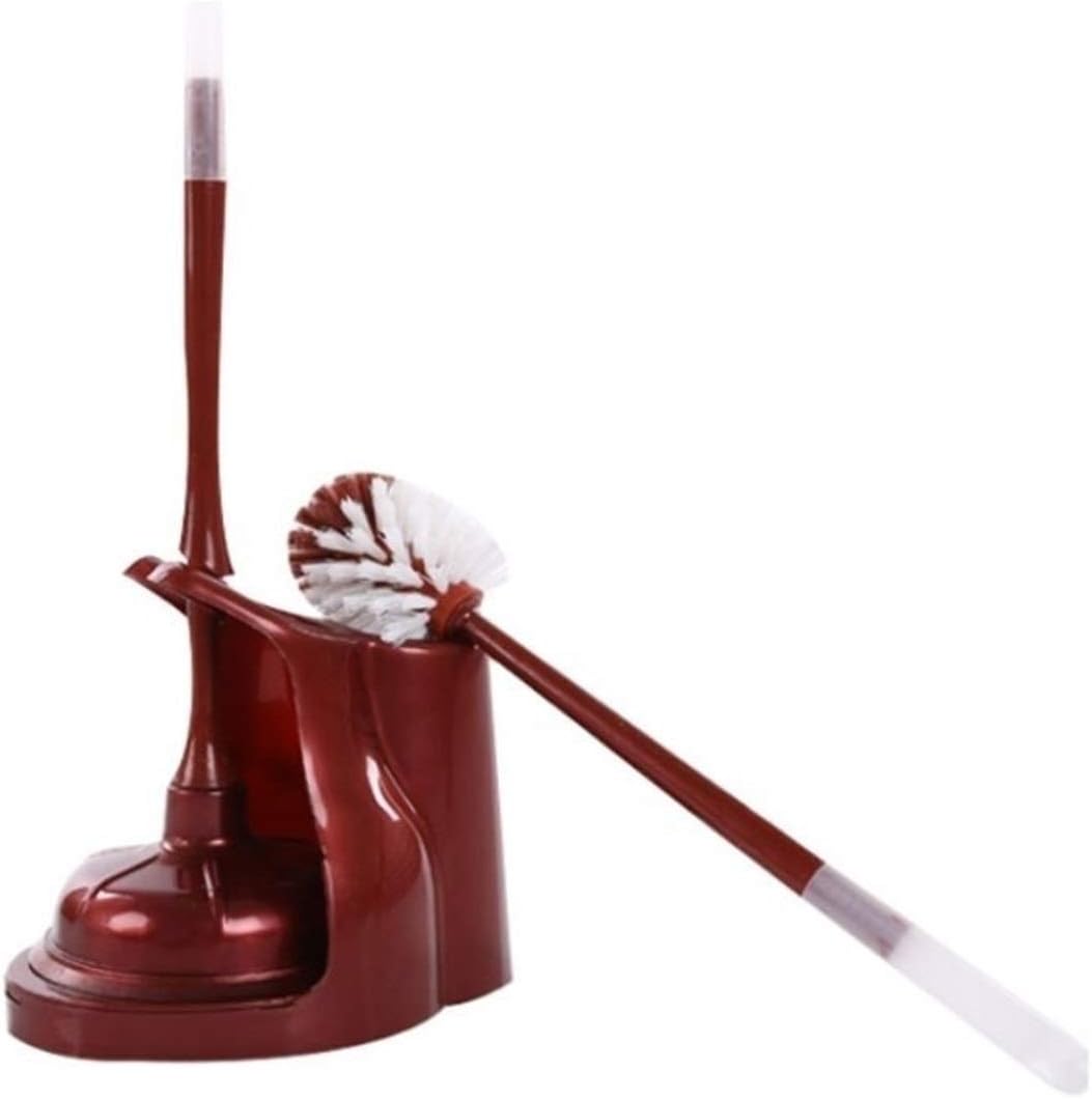 Biaoyu 2-in-1 Toilet Plunger with Brush and Holder